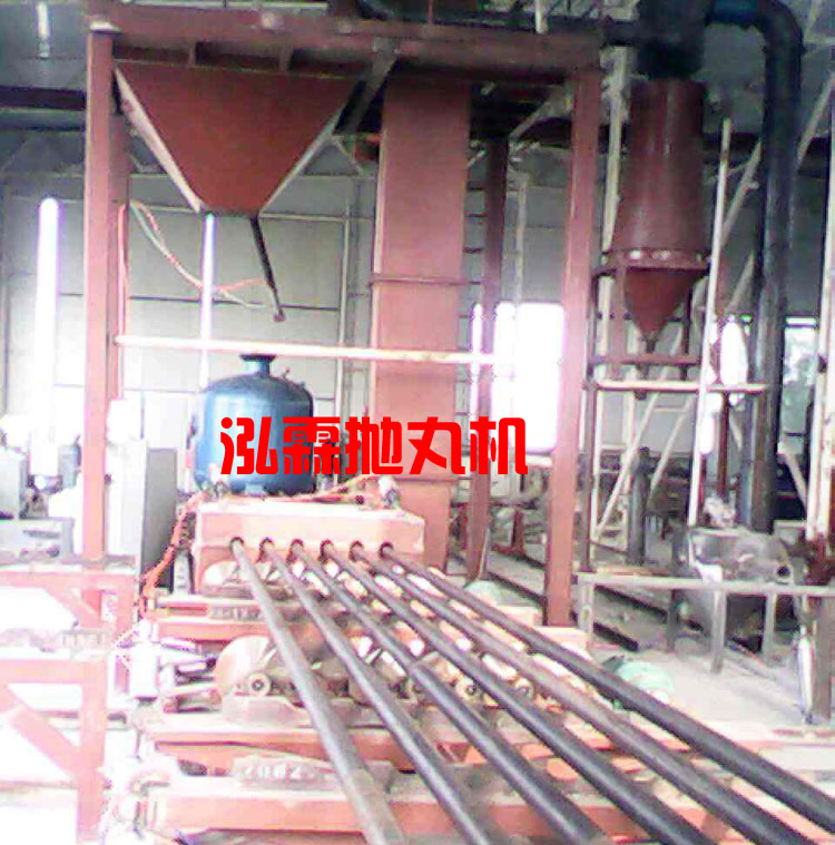 鋼管內壁噴砂除銹拋丸機設備 鋼管內壁噴砂除銹拋丸機設備